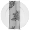 Venetian Lace (w/ Poly Lining) Table Napkin in Grey