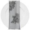 Venetian Lace (w/ Poly Lining) Table Napkin in Silver