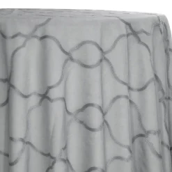 Vertigo Sheer Table Linen in Grey