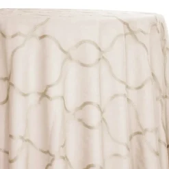 Vertigo Sheer Table Linen in Ivory