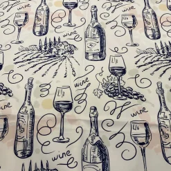 Vino (Poly Print) Table Linen