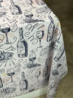 Vino (Poly Print) Table Linen
