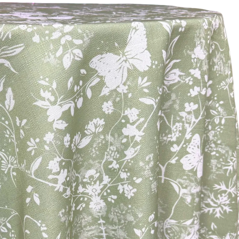 Vintage Butterfly (Slub Print) Table Linen