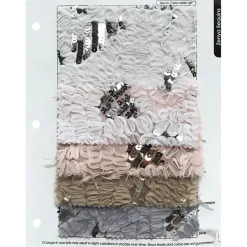 Zenya Sequins Table Linen in Blush
