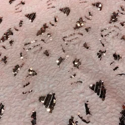 Zenya Sequins Table Linen in Blush