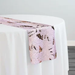Zenya Sequins Table Runner in Blush